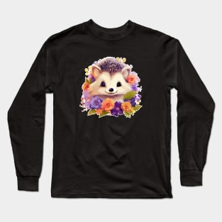 Cute hedgehog Long Sleeve T-Shirt